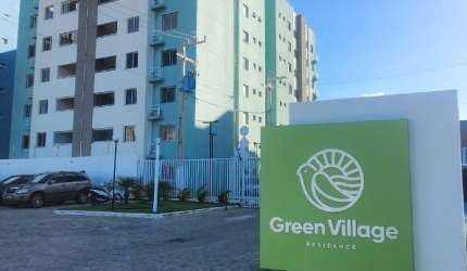 Oportunidade! 3/4 com suíte e varanda gourmet com churrasqueira – 1º andar – Green Village – Desocupado