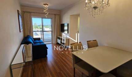 Apartamento com 2 dormitórios para alugar, 52 m² por R$ 4.245,00/mês - Jardim Oswaldo Cruz - São José dos Campos/SP