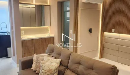 Apartamento com 1 dormitório para alugar, 40 m² por R$ 4.467/mês - Jardim Aquarius - São José dos Campos/SP