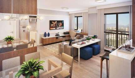 Apartamento com 1 dormitório à venda, 44 m² por R$ 516.100,00 - Ecoville - Curitiba/PR