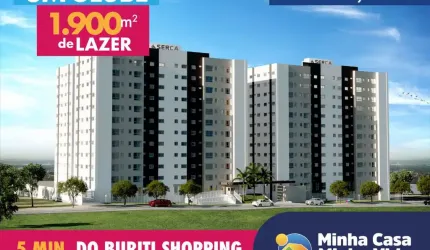 Apartamento 2 quartos a poucos metros da avenida Rio Verde!