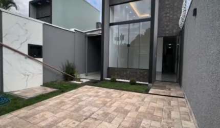 Casa 3/4 com suíte em Trindade. Apenas R$ 10.000,00 de entrada