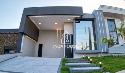 Casa com 3 Suites à venda, 202 m² por R$ 1.705.000 - Condomínio Piemonte - Indaiatuba/SP
