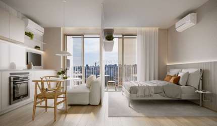 Apartamento com 1 quarto à venda na Rua Brigadeiro Franco, 1173, Mercês, Curitiba, 31 m2 por R$ 443.300