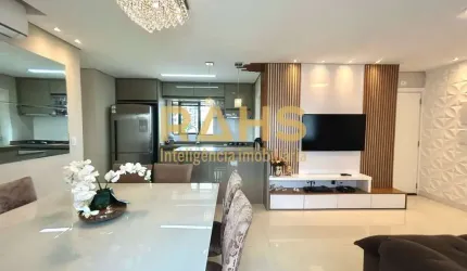 Apartamento semi mobiliado no Saguaçu, 3 quartos, sendo 1 suíte, 1 vaga de garagem