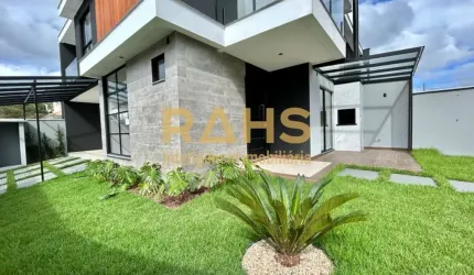 Sobrado de esquina Alto padrão a venda com 151,93 m² de área construída, 2 suítes e 1 quarto a venda no melhor do Bairro Saguaçú