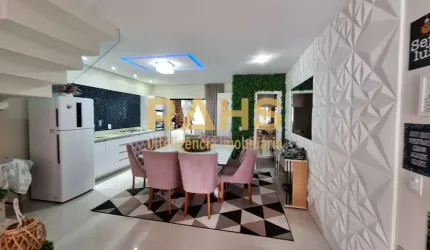Sobrado alto padrão no Glória, suíte mais 2 dormitórios, piscina, semi mobiliado, um Encanto !!!