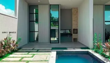 Casa para Venda em Eusébio, Precabura, 3 dormitórios, 3 suítes, 3 banheiros, 3 vagas