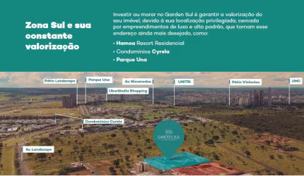 Garden Sul Residence Apartamento 2/4, 1 suíte, sacada, elevador e lazer próximo à Av. Landscape