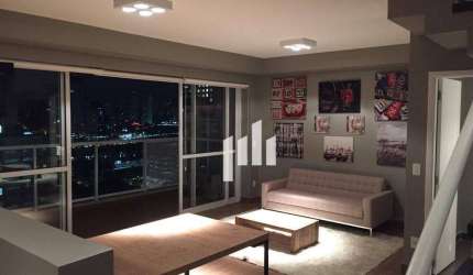 Apartamento Duplex com 1 dormitório, 89 m² - venda por R$ 1.780.000,00 ou aluguel por R$ 8.770,00/mês - Brooklin - São Paulo/SP