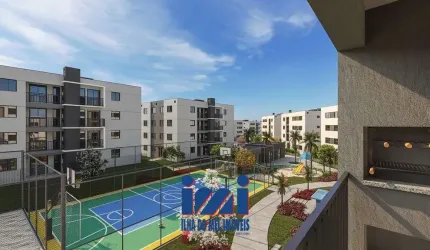 Apartamento com sacada no Capão Raso