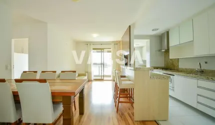 Excelente apartamento mobiliado de 2 quartos em condomínio clube no melhor do Champagnat!