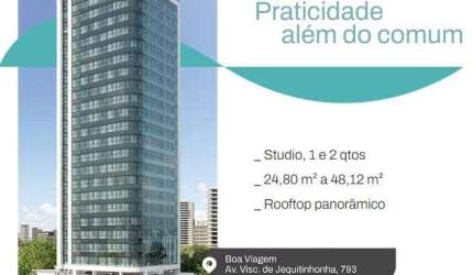 Studio para Venda em Recife, Boa Viagem, 1 dormitório, 1 banheiro, 1 vaga
