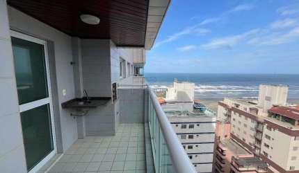 Apartamento 2 dormitórios -  Vista Mar - Lazer Completo