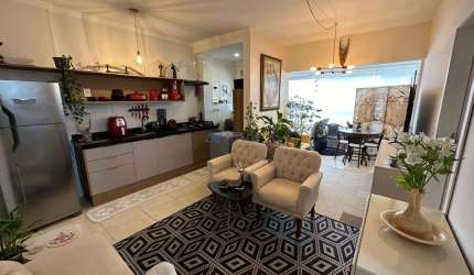 Apartamento à venda em Praia Grande bairro Aviação, 01 dormitório, com lazer
