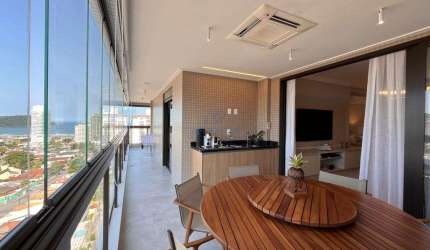Apartamento 3 dormitórios  - Vista Mar - Lazer Completo