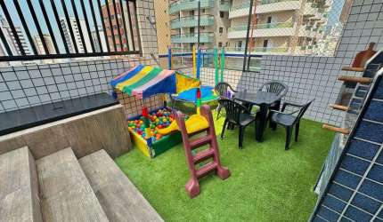 Cobertura - 3 Dormitórios - Vista Mar - Mobiliado - Bairro: Guilhermina