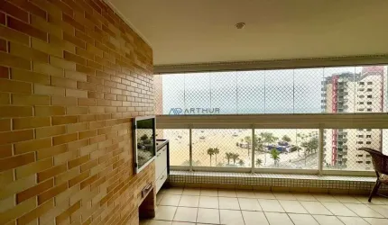 APARTAMENTO FRENTE MAR 02 DORMITÓRIOS NA GUILHERMINA