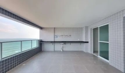 Apartamento na Praia Grande, Caiçara com 3 quartos, 2 suítes e 140m² privativos