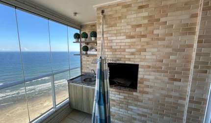Apartamento á venda em praia grande 2 dorms, 1 suíte e 1 vaga com lazer de club