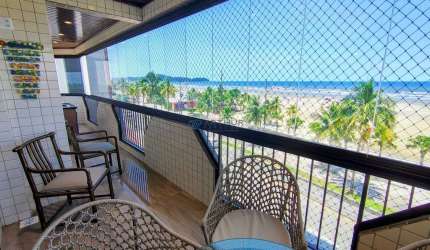 Apartamento frente mar à venda com 3 quartos em Praia Grande, Bairro Aviação.