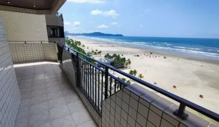 Apartamento frente mar à venda com 3 quartos em Praia Grande, Bairro Aviação.