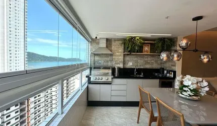 Apartamento Alto Padrão à venda em Praia Grande na Guilhermina, com 03 suítes