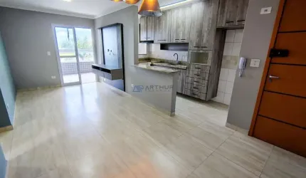 Apartamento à venda em Praia Grande no Bairro Mirim, 02 quartos sendo 02 suítes