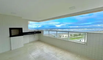 Apartamento frente mar à venda em Praia Grande com 3 quartos sendo 2 suítes
