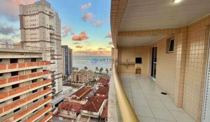 Apartamento à venda em Praia Grande, 2 quartos, 2 banheiros, 2 vagas e Vista mar
