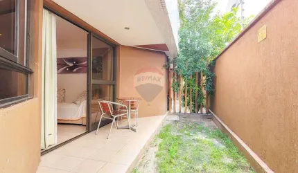 Flat Com Jardim à Beira-mar em Ponta Negra, Natal 1 Suíte 48m² Lazer e Segurança 24 horas