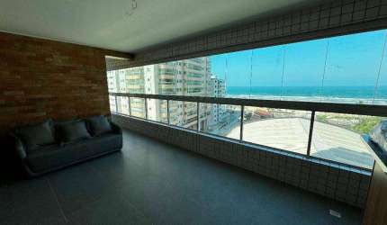 Apartamento 3 dormitórios com 2 suítes à venda por R$ 1.250.000 - Aviação - Praia Grande/SP