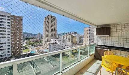 Apto de 2 dorm(s), sendo 1 suíte, lazer completo, Varanda Gourmet, 2 vagas no Forte - Praia Grande -SP