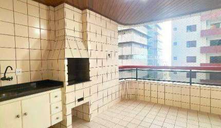 Apto 3 dorm(s), sendo2 suítes, 2 vagas, Vista Mar,  na Tupi em Praia Grande  SP