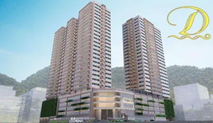 Apartamento com 3 dormitórios à venda, 109 m² por R$ 1.054.903,17 - Canto do Forte - Praia Grande/SP