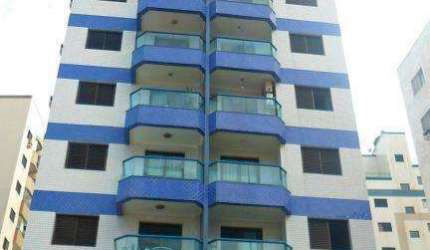 Apartamento 1 dormitório, com sacada, 56m², 1 vaga,  Aviação em Praia Grande - SP