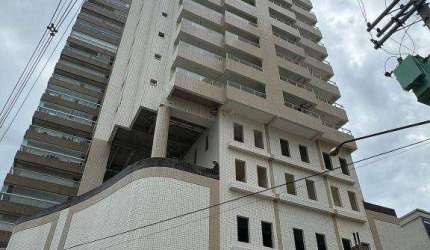 Apto em fase final de construção de 1 dormitório, com varanda gourmet - Aviação em Praia Grande/SP