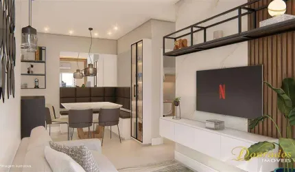 Apartamento com 2 dormitórios à venda, 61 m² por R$ 451.731 - Vila Guilhermina - Praia Grande/SP