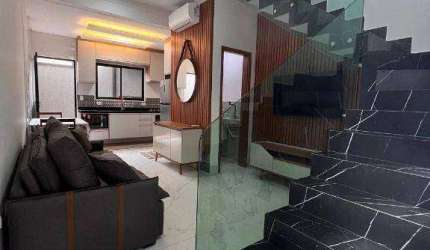 Casa com 2 dormitórios à venda, 55 m² por R$ 330.000,00 - Balneário Pires - Praia Grande/SP