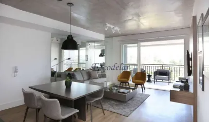 Apartamento com 1 dormitório à venda, 64 m² por R$ 1.190.000,00 - Brooklin - São Paulo/SP