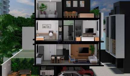Village com 4 dormitórios suites à venda, 4700 m² por R$ 5.513.100