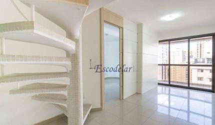 Cobertura, 83 m² - venda por R$ 1.457.000,00 ou aluguel por R$ 8.481,05/mês - Moema - São Paulo/SP