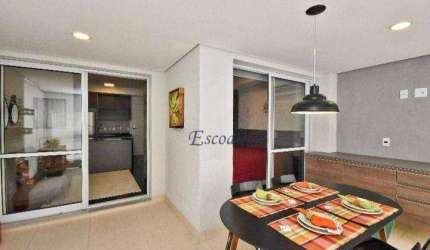 Apartamento com 1 dormitório para alugar, 49 m² por R$ 6.400,00/mês - Pinheiros - São Paulo/SP