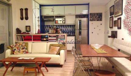 Apartamento com 1 dormitório à venda, 65 m² por R$ 1.250.000,00 - Santo Amaro - São Paulo/SP