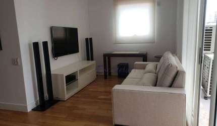 Apartamento, alugar, com 2 suítes, mobiliado, com sacada, para alugar 109 m² - Jardim Paulista - São Paulo/SP