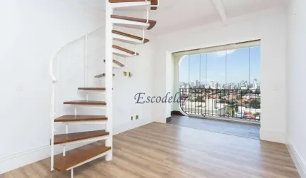 Cobertura com 2 dormitórios para alugar, 182 m² por R$ 16.461,63/mês - Moema Índios - São Paulo/SP