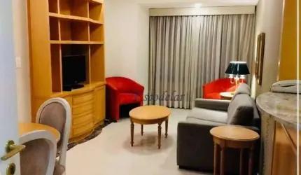 Apartamento com 1 dormitório para alugar, 34 m² por R$ 5.400,00/mês - Moema - São Paulo/SP