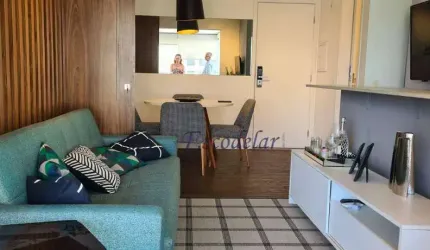 Apartamento com 1 dormitório para alugar, 54 m² por R$ 10.000,00/mês - Vila Olímpia - São Paulo/SP