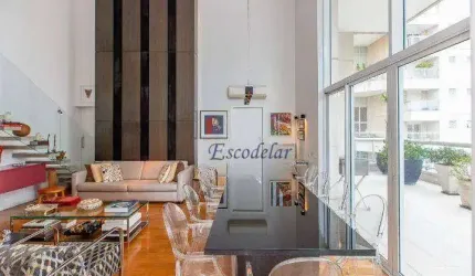 Apartamento Duplex com 3 dormitórios para alugar, 200 m² por R$ 40.360,00/mês - Vila Nova Conceição - São Paulo/SP