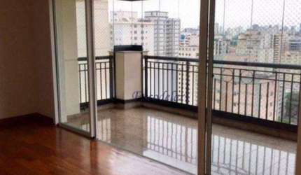 Apartamento com 4 dormitórios para alugar, 180 m² por R$ 16.164,05/mês - Moema - São Paulo/SP